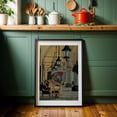 thumbnail image 6 of A Place in the Shade - Painting Architecture Cafe Cityscape Vintage Street Photography Flowers Black Framed Wall Art Print 5 x 7 inches, 6 of 8