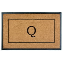 Calloway Mills Traditional Personalizable Brown, Black, Multi-color Coir Indoor Doormat, 2' x 4'