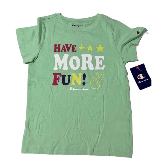 Playera Champion Classic Tee para Niños 404681-593048AI verde L