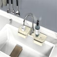 thumbnail image 1 of Noothes Drain Rack，Dish Rack Silicone Faucet Guard Mat Faucet Water Catcher Mat Silicone Mat Tray Drying Mat Dish Sponge Holder Home Kitchen Accessory Gadgets Organize, 1 of 6