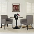 thumbnail image 4 of Modern Contemporary Living Room Armchair Set of Two Gray, 4 of 5