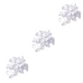 thumbnail image 2 of Advancent 400x aplicaciones salvajes con pétalos de poliéster reutilizables pétalos artificiales pétalos de rosa de seda color sólido blanco Type1 NO1, 2 of 6