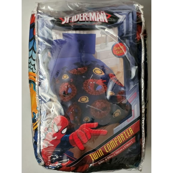 Spider-Man Twin Comforter Super Soft - 64 x 86 Inches