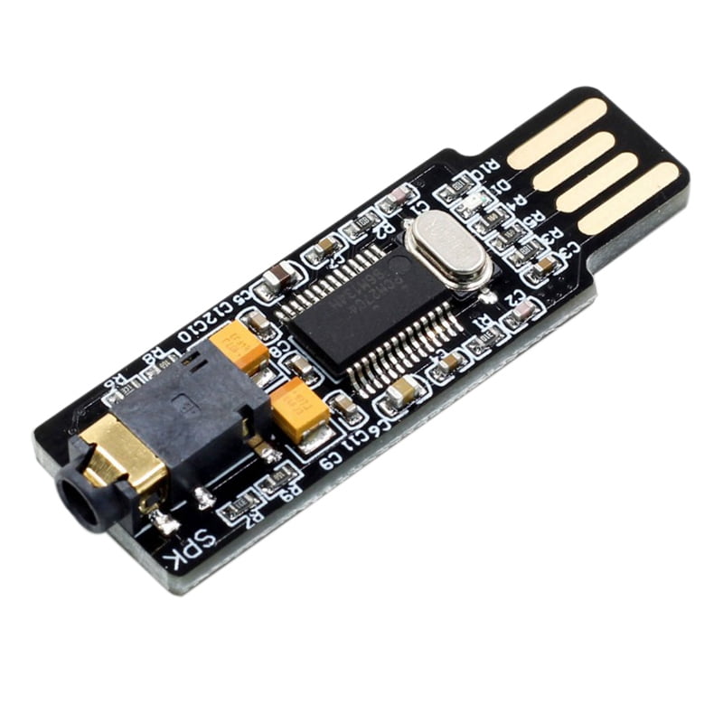 Mini PCM2704 USB DAC Soundkarte Simulation DAC Decoder Board für PC Computer 