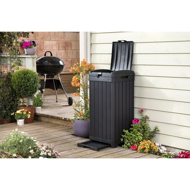 Keter Patio & Deck Garbage Bin, Baltimore Duotech Outdoor Storage