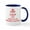 White/Navy Inside, variant on CafePress - Keep Calm And Listen To The Emergency Manager Mugs - 11 oz Ceramic Mug - Novelty Coffee Tea Cup