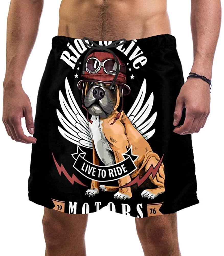 Motors Bulldog Men's Swim Trunks Quick 
