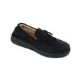 thumbnail image 2 of Isotoner  Essential Microsuede Boater Moccasin Slippers (Men), 2 of 5