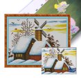 thumbnail image 1 of Hilo Algodón Bordado 14CT Punto Cruz Nieve Primavera E Invierno 38x30cm, 1 of 9