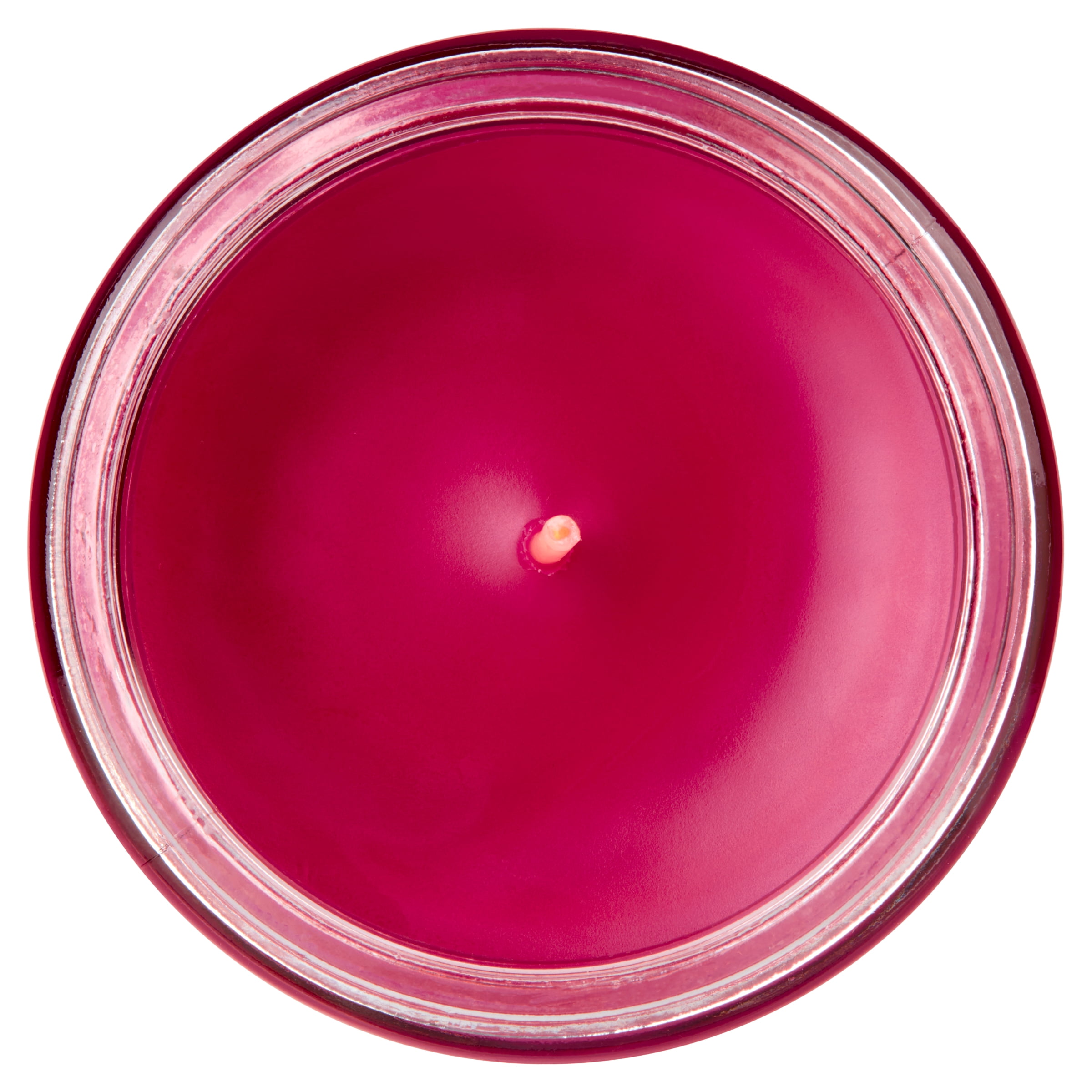 (3 pack) Mainstays Single-Wick Twist Glass Jar Scented Candle, Pomegranate Appletini, 7oz.