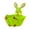 Green, 18*16*7.5cm, variant on Bunny Felt Basket Easter Candy Buckets for Reusable Felt Storage Pouches Holiday Egg Hunt Bags Decor, Green