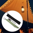 thumbnail image 4 of Yuarrent Poste de lámpara desmontable, estante plegable, soporte portátil para linterna de Camping, accesorio para pesca, senderismo, viajes carpas Verde, 4 of 6