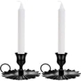 thumbnail image 3 of Candelabros de Hierro Retro, Candelabro Vintage con Mango, Candelabro de Metal Negro para Decoración de Mesa, Boda, Fiesta, Navidad, Halloween, Regalo de Inauguración, 3 of 5