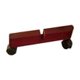 thumbnail image 2 of TISHITA Wooden Screen Base, Room Divider Stand, Office Support Feet, Divider, Wooden Frame, Dressing Room Panel Bracket, Screen Panel Feet Red Brown, 2 of 8