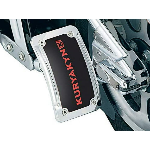 Kuryakyn 9251 Motorcycle Accent Accessory: Curved License Plate Holder and