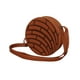 thumbnail image 4 of Bolsa en forma de PAN DE CONCHA, Diseño de Pan Dulce, Bandolera Redonda, Cross-Body para Mujer, Color Café, Correa Cruzada y Ajustable, Moda Kawaii. (Bolsa para Mujer)., 4 of 5