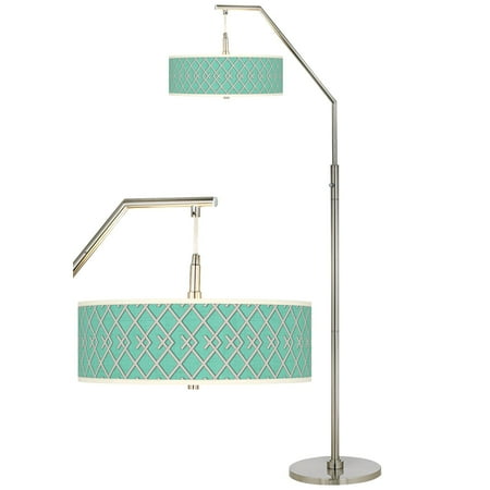 Crossing Lamp - Giclee Glow Crossings Giclee Shade Arc Floor Lamp