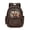 Brown Highland Cow Cross, variant on Brown Highland Cows Daisy Print 17" Multi Pockets Kids Backpack for Boys Lightweight School Bag Large Bookbag for Elementary Middle High School Students