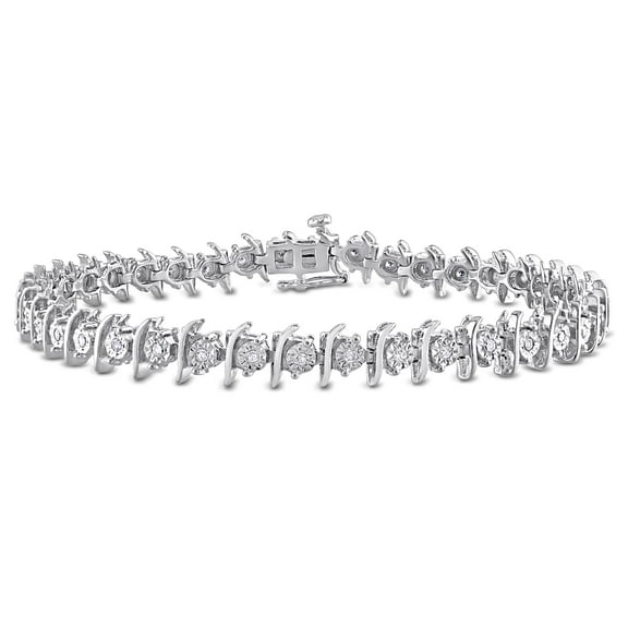 Everly Women's Diamond Sterling Silver Tennis Bracelet