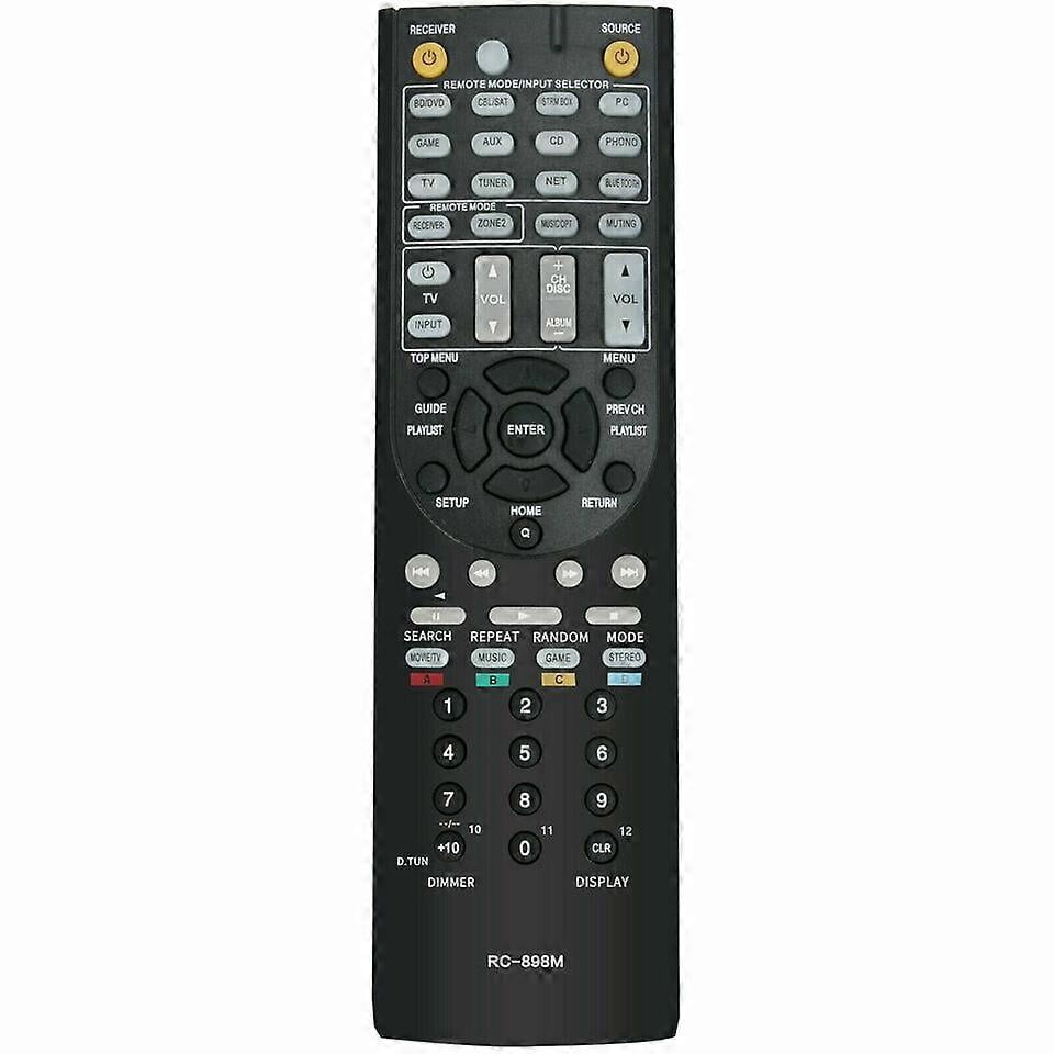 YID Télécommande de remplacement RC-898M pour ONKYO TX NR646 TX NR747 YID Télécommande de remplacement RC-898M pour ONKYO TX NR646 TX NR747
