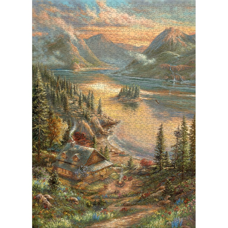 Ceaco 1000 Piece Lakeside Splendor Interlocking Jigsaw Puzzle