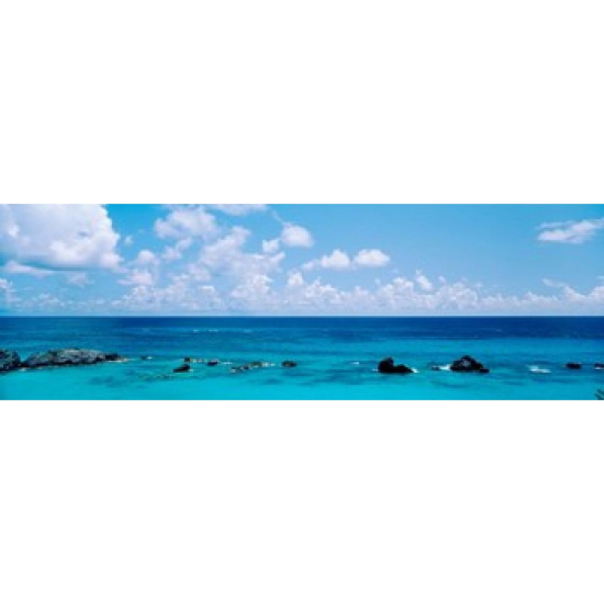 Bermuda Atlantic Ocean Canvas Art - Panoramic Images (18 x 6)