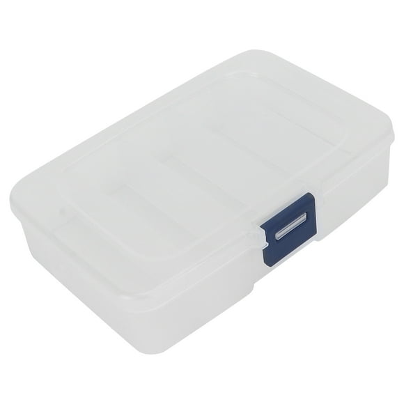Caja organizadora de plástico, caja organizadora de 5 rejillas con compartimentos divisores, caja organizadora muy recomendada