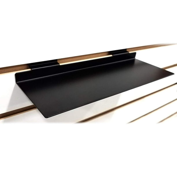Slatwall Metal Shoe Shelf, Flat Display Shelves for Slat & Slatgrid