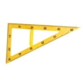 thumbnail image 2 of deevoka Large Math Geometry Ruler Drawing Math Geometry Tool for Drafting Whiteboard 60 degree triangle, 2 of 9