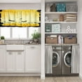 thumbnail image 3 of LALILO Kitchen Curtain Valance High Quality Free Stock Rod Pocket Window Curtain 52"x 18" Set of 2, 3 of 7