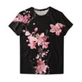 thumbnail image 4 of Womens T Shirts Casual Multi Pack Tee Shirts Womens Graphic Womens Summer Tops Dressy Casual Short Sleeve Button Up Shirts for Women Print, 4 of 4