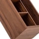 thumbnail image 3 of Caja de Almacenamiento Multifuncional de Nogal Negro, de Madera Maciza, para Sala de Estar, con Control Remoto, para Escritorio, Organizador de Cosméticos., 3 of 5