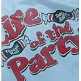 thumbnail image 5 of Life of the Party Funny Tootsie Roll Toddler Boy Girl T Shirt Infant Toddler Brisco Brands 12M, 5 of 6