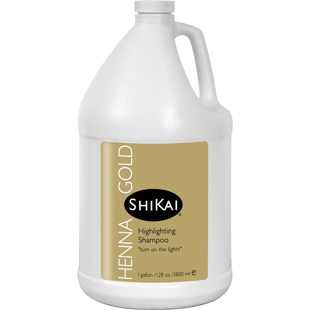 Shikai Henna Gold Highlighting Shampoo, 1 Gl