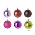 thumbnail image 5 of HEVIRGO 36Pcs 6cm Xmas Ball Electroplating Christmas Tree Decoration Plastic Hanging Christmas Ball Ornaments for Party - Coffee, 5 of 10