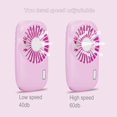 thumbnail image 3 of Ventilador de mano Mini ventilador Potente pequeño ventilador portátil personal Velocidad Ajustable USB s Niñas Mujer Oficina en el hogar Viajes al aire libre (Rosa) brillar Hogar, 3 of 5