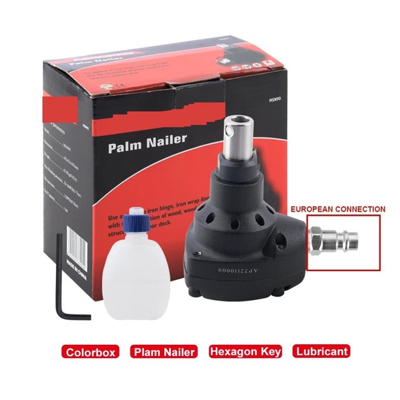 Air Palm Nailer Pneumatic Mini Palm Nailer Palm Hammer Ergonomic Lightweight Impact Nails For Wood Machining Nail Gun