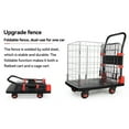 thumbnail image 4 of Foldable Platform Push Hand Truck Cart, Basket Cage Cart, 660 lbs. Weight Capacity, 4 of 8