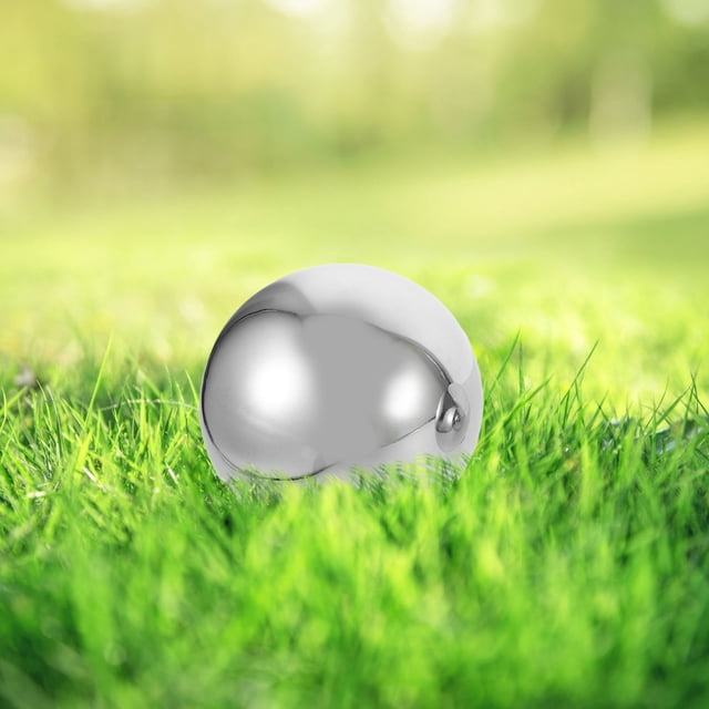 FOMIYES 6 Pcs Boule de Vision Extérieure en Acier Inoxydable Creuse pour Décoration de Jardin Piscine