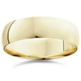 thumbnail image 1 of High Polished 7MM Dome Men's Wedding Band Ring Solid 10K Yellow Gold, 1 of 1