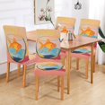 thumbnail image 2 of Yayeee 2 Pack Dining Chair Covers Stretch Parson Chairs Slipcovers Seat Protector, Goldfish, 2 of 6