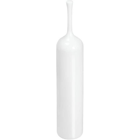 Brush Storage - Mainstays Slim Toilet Bowl Brush and Holder for Bathroom Storage, White