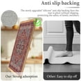 thumbnail image 3 of TECHVIDA Kitchen Rugs 4 Piece Set,Boho kitchen mats for floor, Non-Slip Machine Washable Rugs,Vintage Kitchen Mat for Hallway Laundry Room Sink, 3 of 8