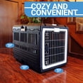 thumbnail image 5 of Mirapet Collapsible Pet Carrier & Crate for Large Dogs & Cats with Travel Kit Bundle, 35", 5 of 12