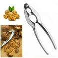 thumbnail image 2 of Stainless Steel Crack almond Walnut Hazel Filbert Nut Kitchen Nutcracker Sheller Clip Tool Clamp Plier Cracker Pecan Hazelnut, 2 of 5