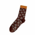 thumbnail image 2 of Chaussettes Rouges pour Femmes à Tube Moyen en Coton Bas Polyvalents Automne, 2 of 8