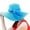 Blue, variant on Clearance! Fdelink Women Colorful Big Brim Straw Bow Hat Sun Floppy Wide Brim Hats Beach Cap, Women Hat (Pink)