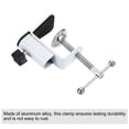 thumbnail image 4 of Uxcell 0.47" Hole Dia. Universal C Clamp Table Lamp Mic Arm Mount Holder Desk Clamp, White, 4 of 6