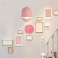 thumbnail image 2 of Wall Mounted Lights, Wall Sconces Reading Lighting Fixture, in Entrance Study Hotel Rooms Bedroom Bedside, Pink, 2 of 7