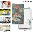 thumbnail image 2 of Coolnut Hand Towels Fantasy Vintage Flowers Print, Cotton Bath Towels Drying Face Hands Body Thin Water Absorbent Lightweight Quickdry Washcloth for Bathroom Ktichen Travel Gym 2 PCS 16×28 in, 2 of 6